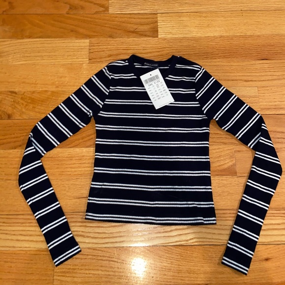 Brandy Melville Striped Long Sleeve Tee 